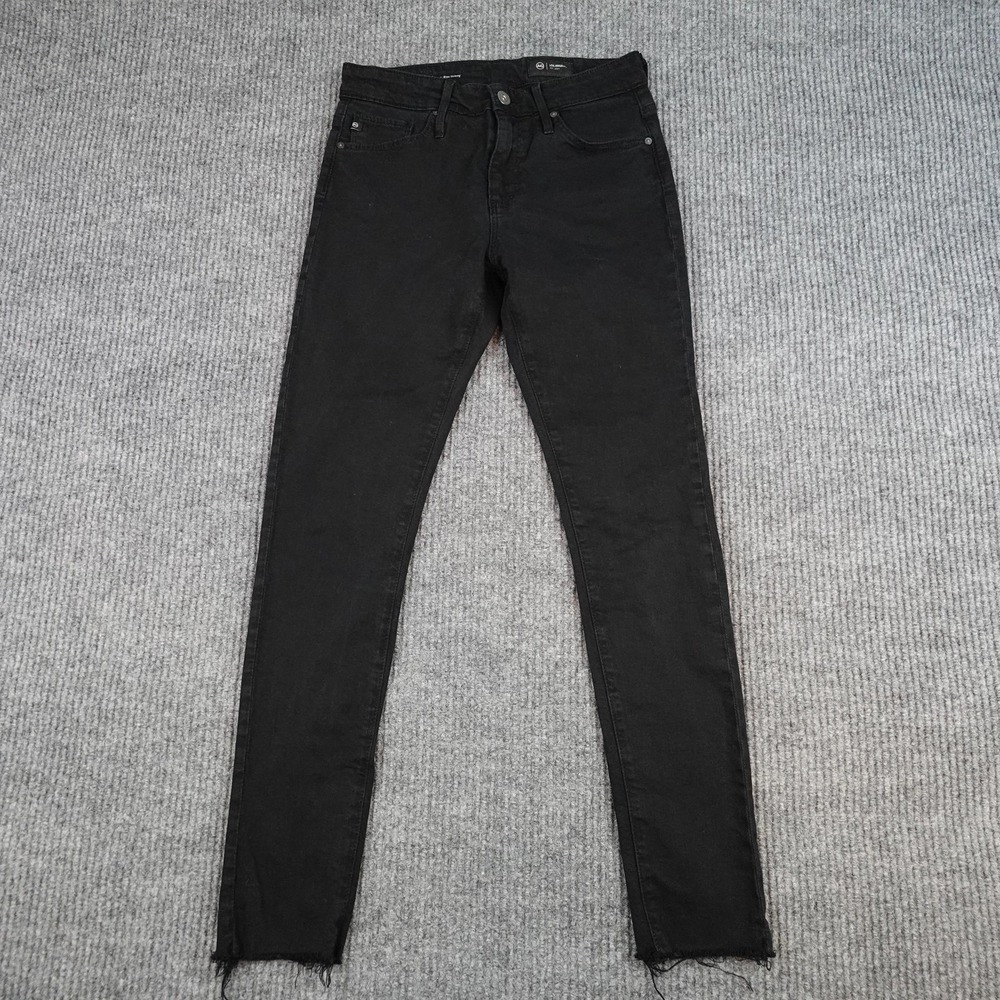 Adriano Goldschmied Farrah Ankle High Rise Skinny Jeans Womens 25 Black